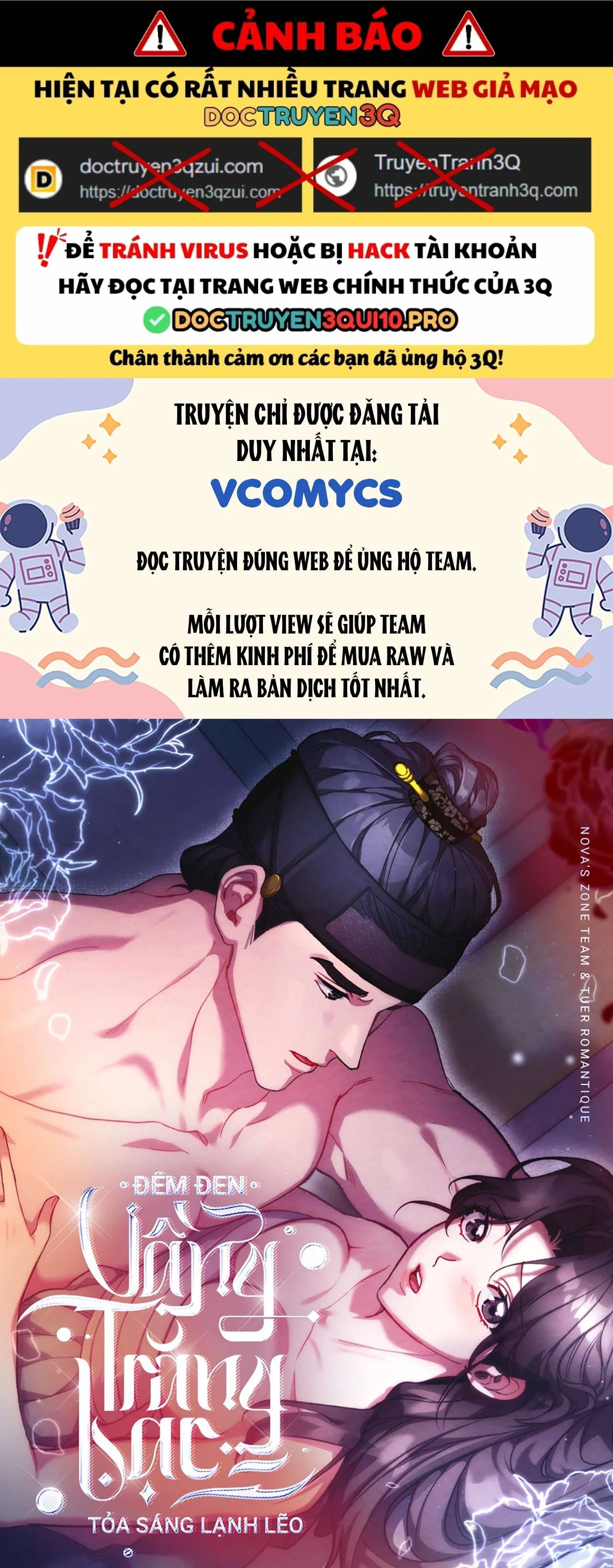 [18+] Đêm Đen, Vầng Trăng Bạc Tỏa Sáng Lạnh Lẽo Chapter 16 - Trang 2