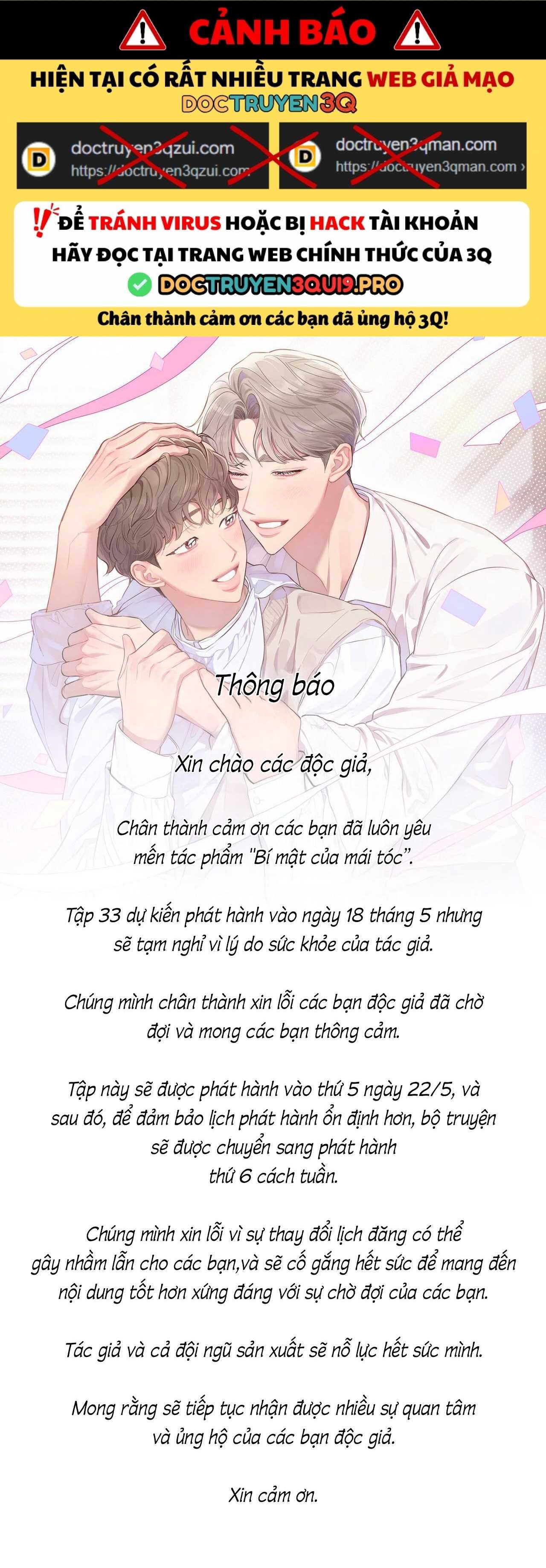 [18+] Điều Bí Mật Dưới Mái Tóc Chapter 32.1 - Trang 3