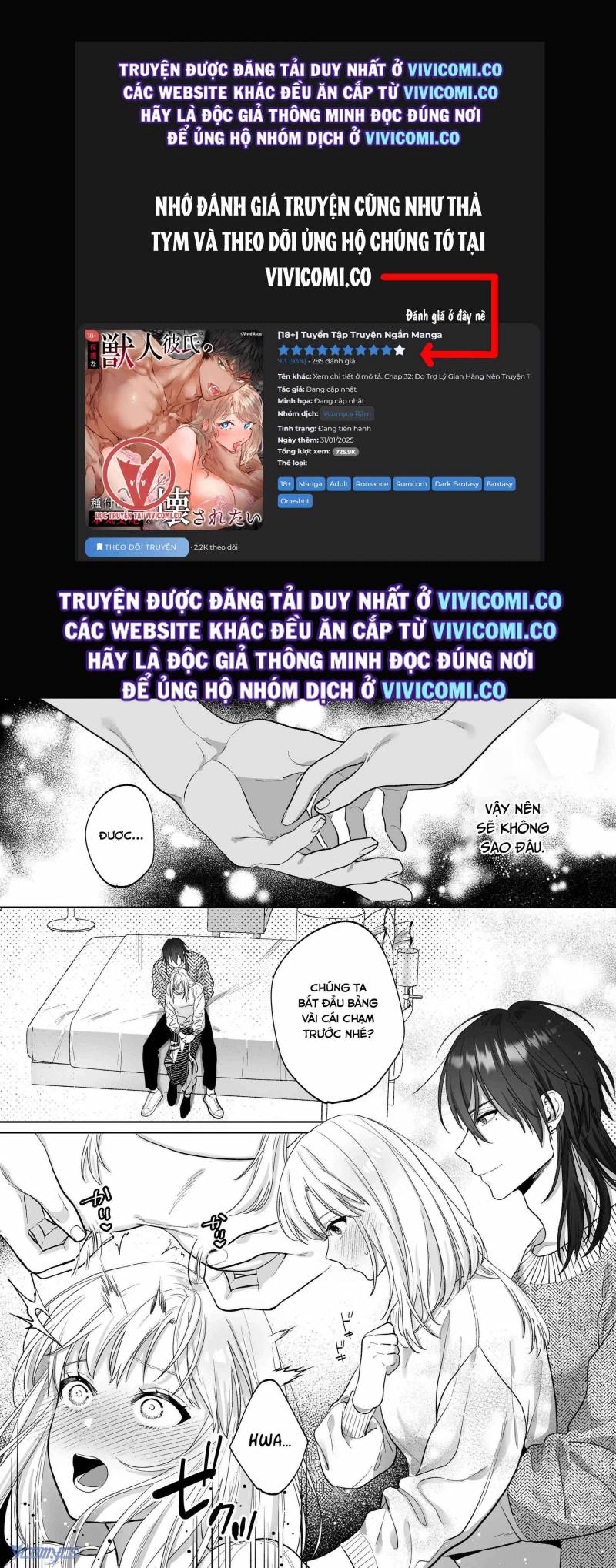 [18+] Tuyển Tập Truyện Ngắn Manga Chapter 38.1 - Trang 2
