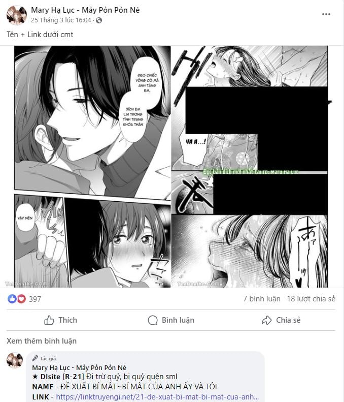 [18+] Xx Hồng Hào Khêu Gợi Chapter 24.1 - Trang 2