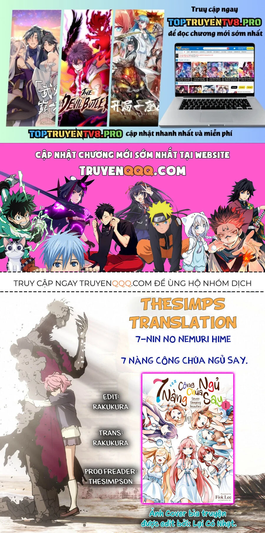 7 Nàng Công Chúa Ngủ Say Chapter 40 - Trang 3