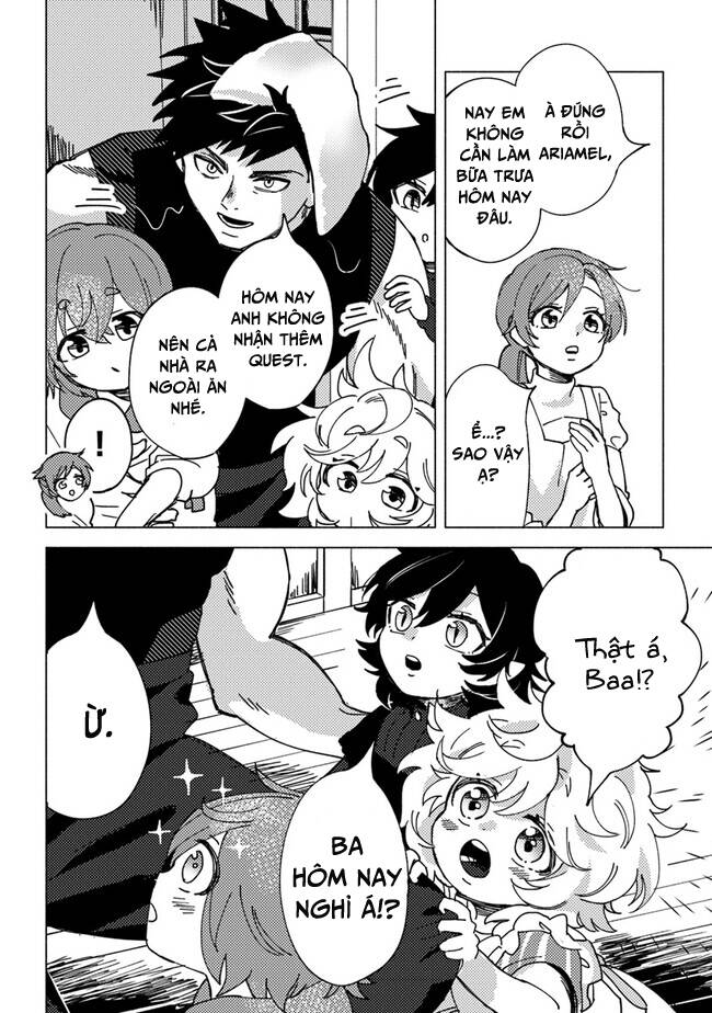 Akuninzura Shita B-Kyuu Boukensha – Shujinkou To Sono Osananajimi-Tachi No Papa Ni Naru Chapter 6.1 - Trang 2
