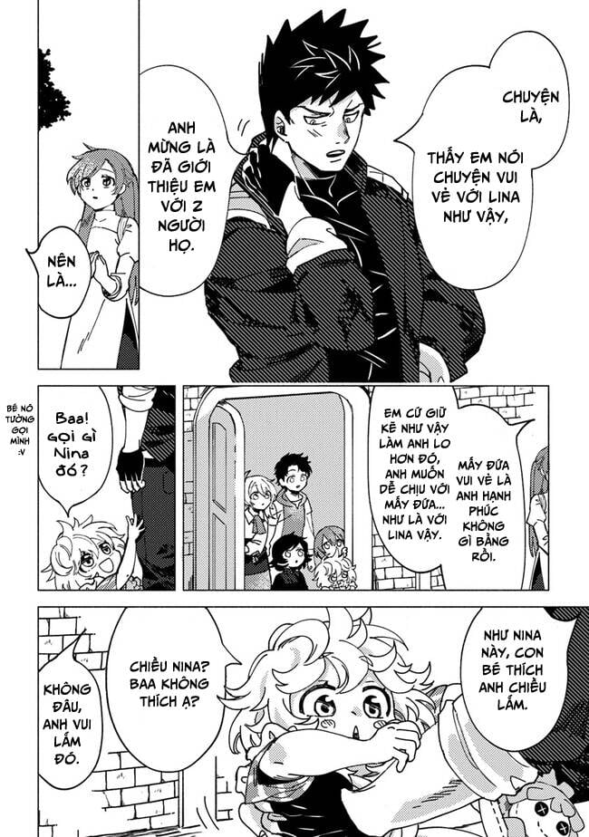 Akuninzura Shita B-Kyuu Boukensha – Shujinkou To Sono Osananajimi-Tachi No Papa Ni Naru Chapter 6.2 - Trang 2