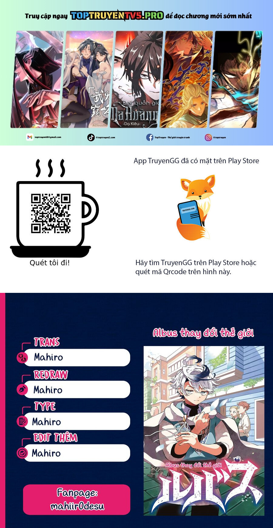 Albus Thay Đổi Thế Giới Chapter 3 - Trang 2