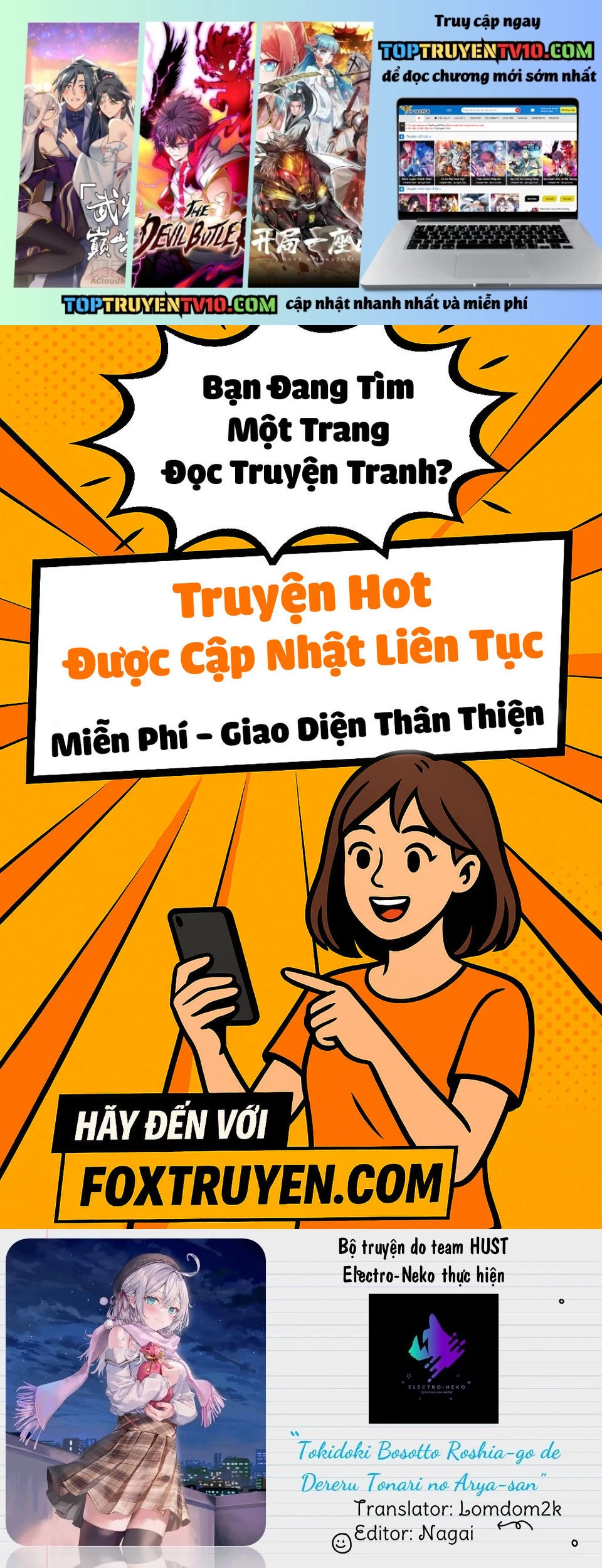 Arya Bàn Bên Thỉnh Thoảng Lại Trêu Ghẹo Tôi Bằng Tiếng Nga Chapter 67 - Next 
