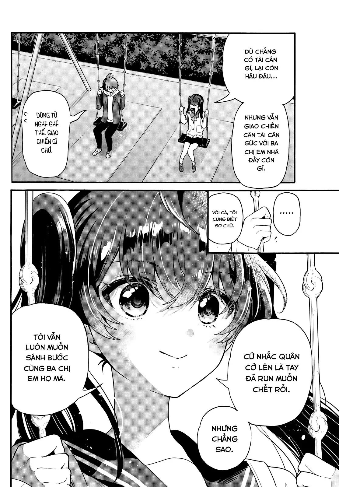Ba Chị Em Nhà Mikadono Dễ Đối Phó Thật Đấy Chapter 160 13