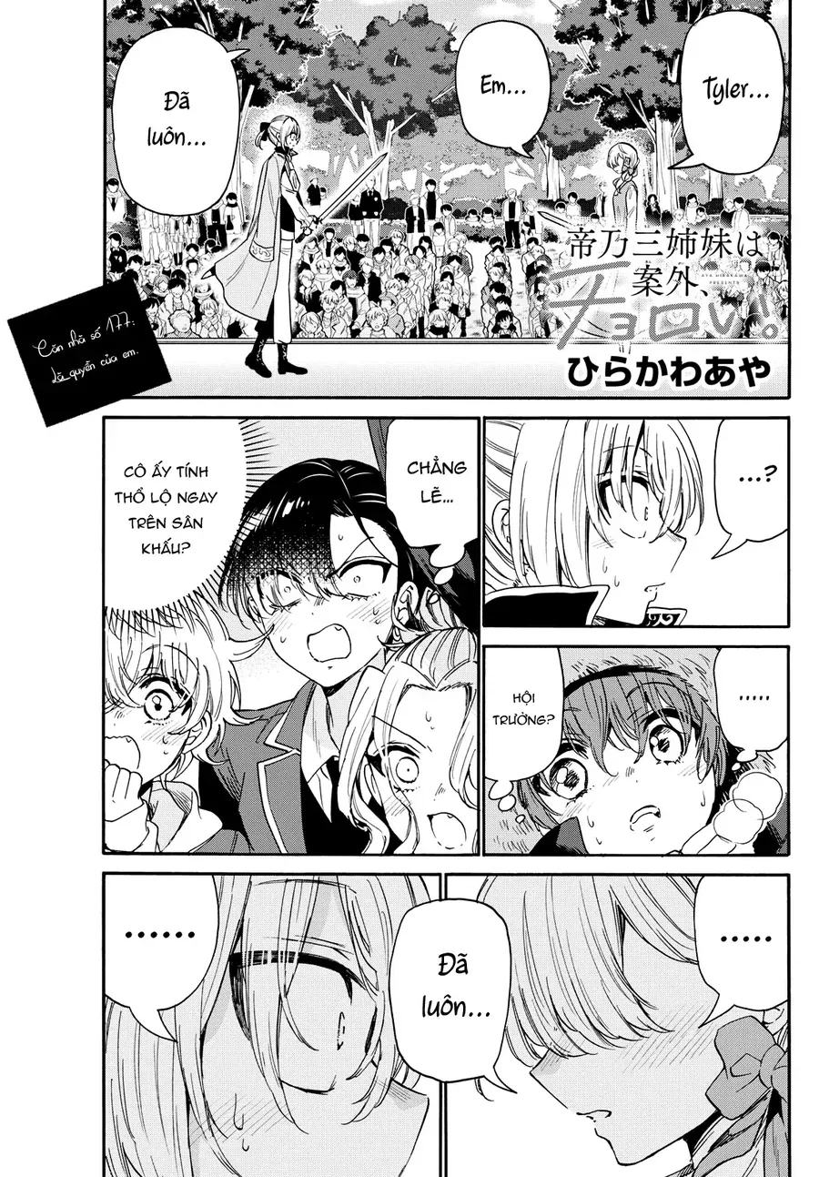 Ba Chị Em Nhà Mikadono Dễ Đối Phó Thật Đấy Chapter 177 - Trang 2