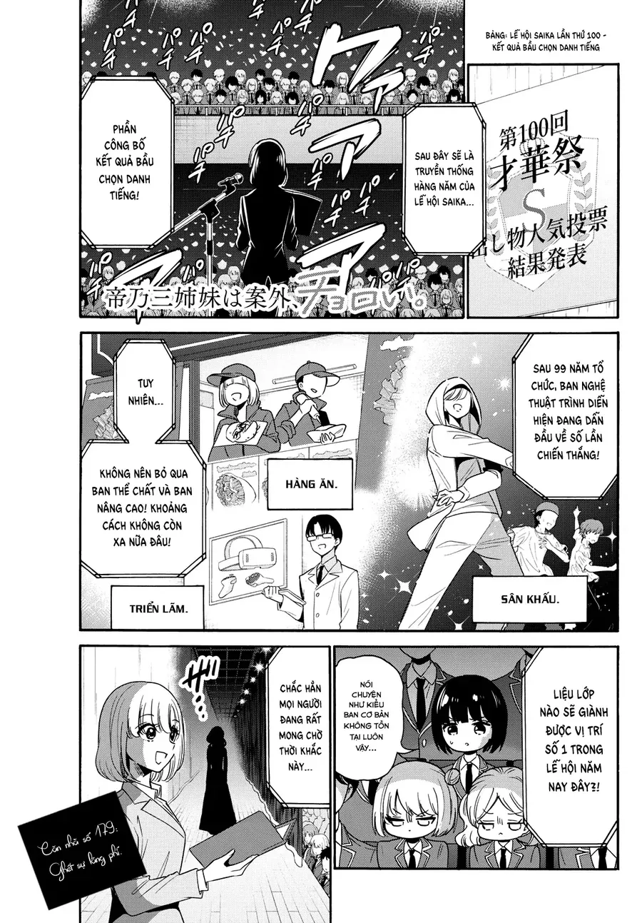 Ba Chị Em Nhà Mikadono Dễ Đối Phó Thật Đấy Chapter 179 - Trang 2