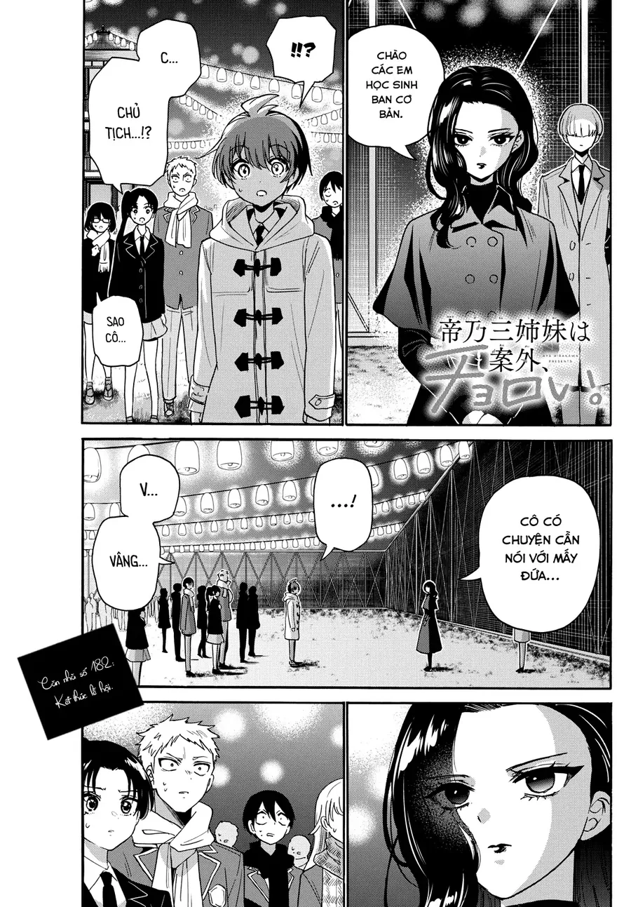 Ba Chị Em Nhà Mikadono Dễ Đối Phó Thật Đấy Chapter 182 - Trang 2