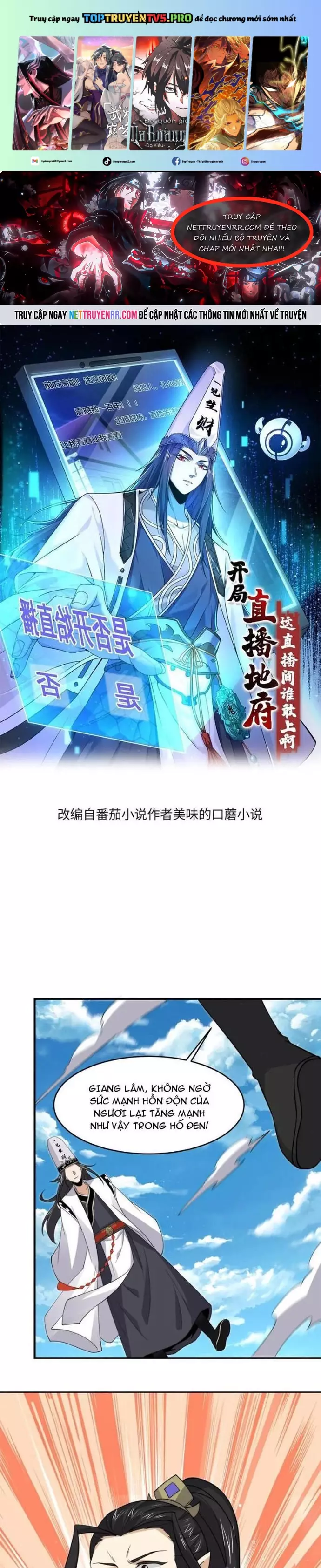Bắt Đầu Livestream Ở Địa Phủ: Phát Sóng Trực Tiếp Ở Đây Ai Dám Đến Chapter 330 - Trang 2