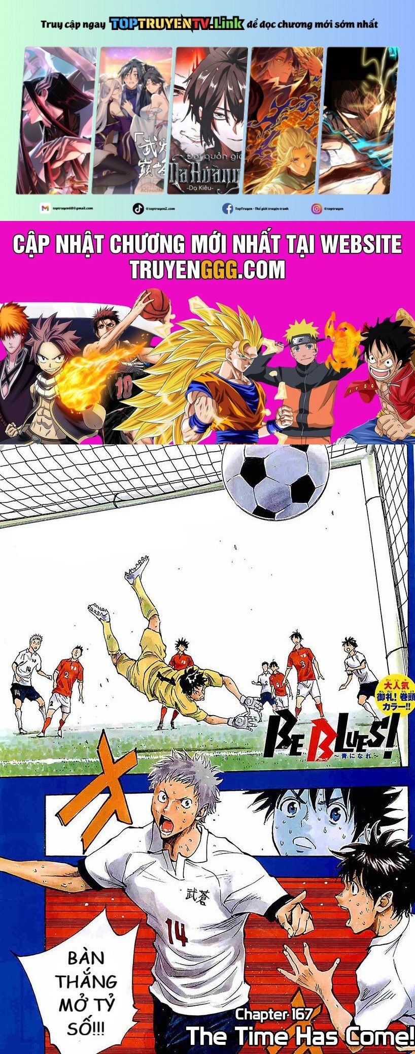 Be Blues! – Ao Ni Nare Chapter 167 - Trang 2