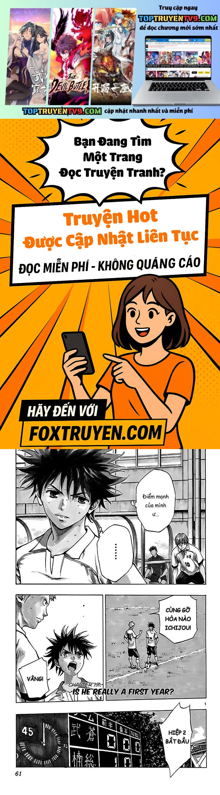 Be Blues! – Ao Ni Nare Chapter 191 - Trang 2