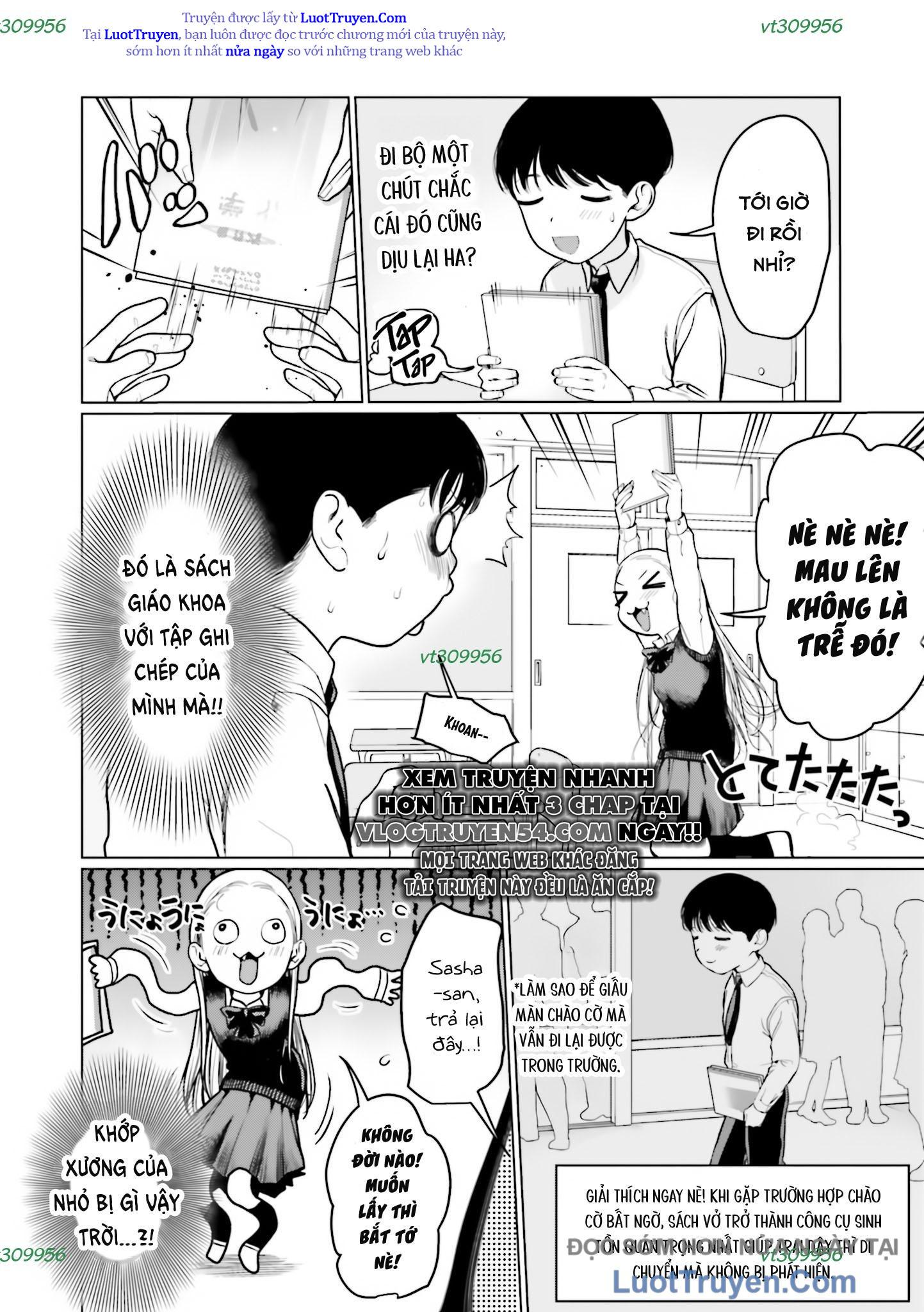 Bé Sơ Trung Sasha Và Thằng Bạn Otaku Cùng Lớp Chapter 34 - Trang 2