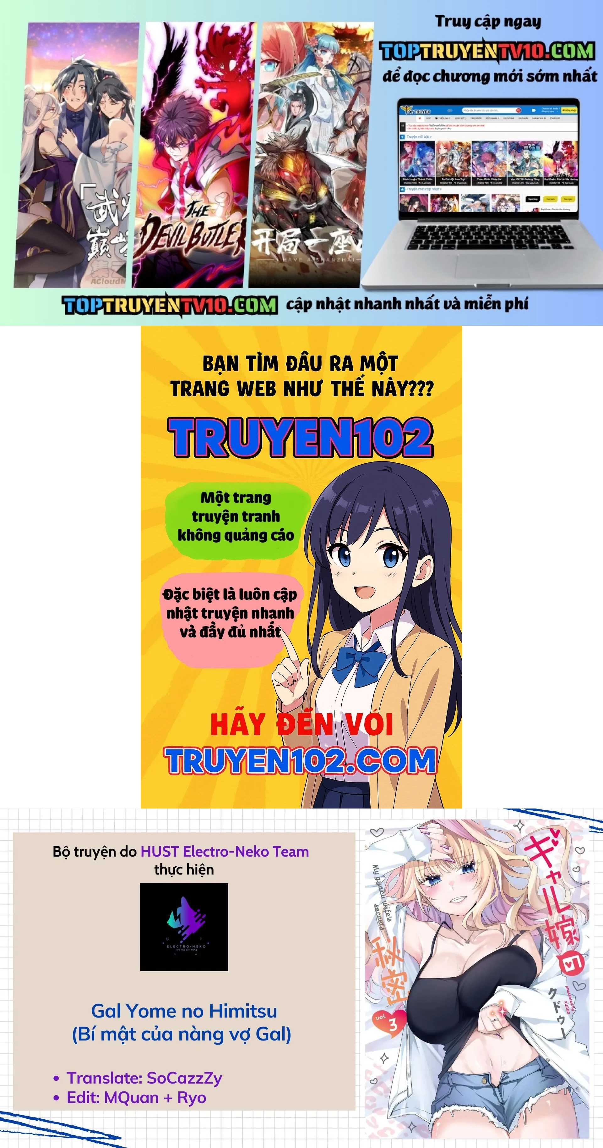 Bí Mật Của Cô Vợ Gyaru Chapter 37 - Next 