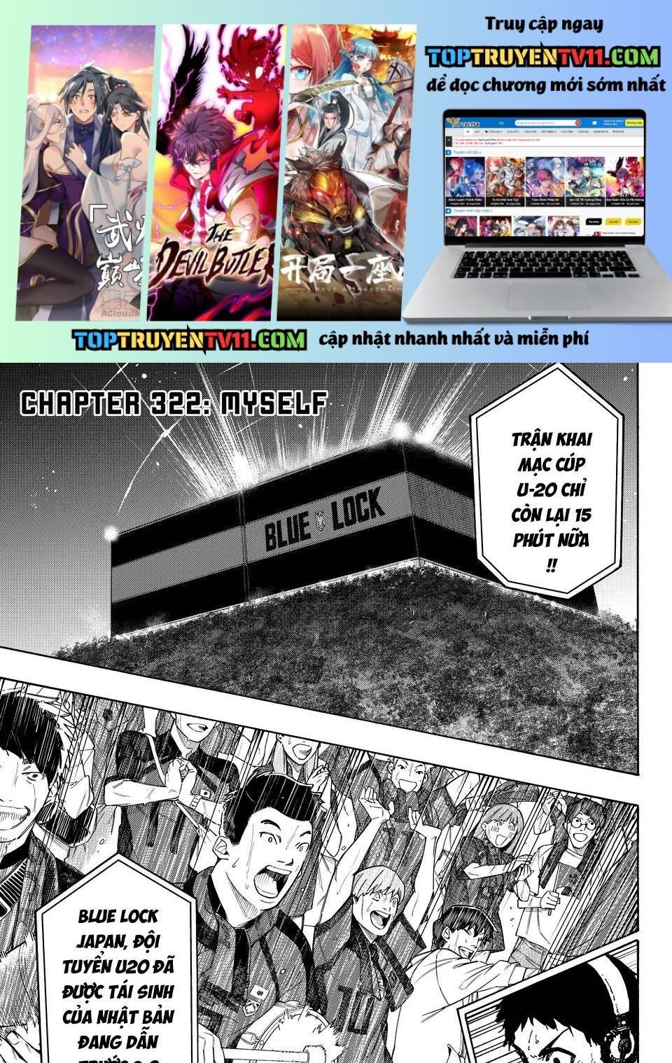 Blue Lock Chapter 322 - Trang 2