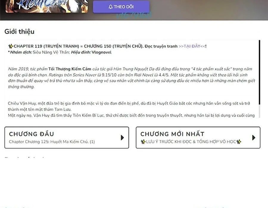 Cảm Kiếm Tuyệt Đối Chapter 154 - Trang 2