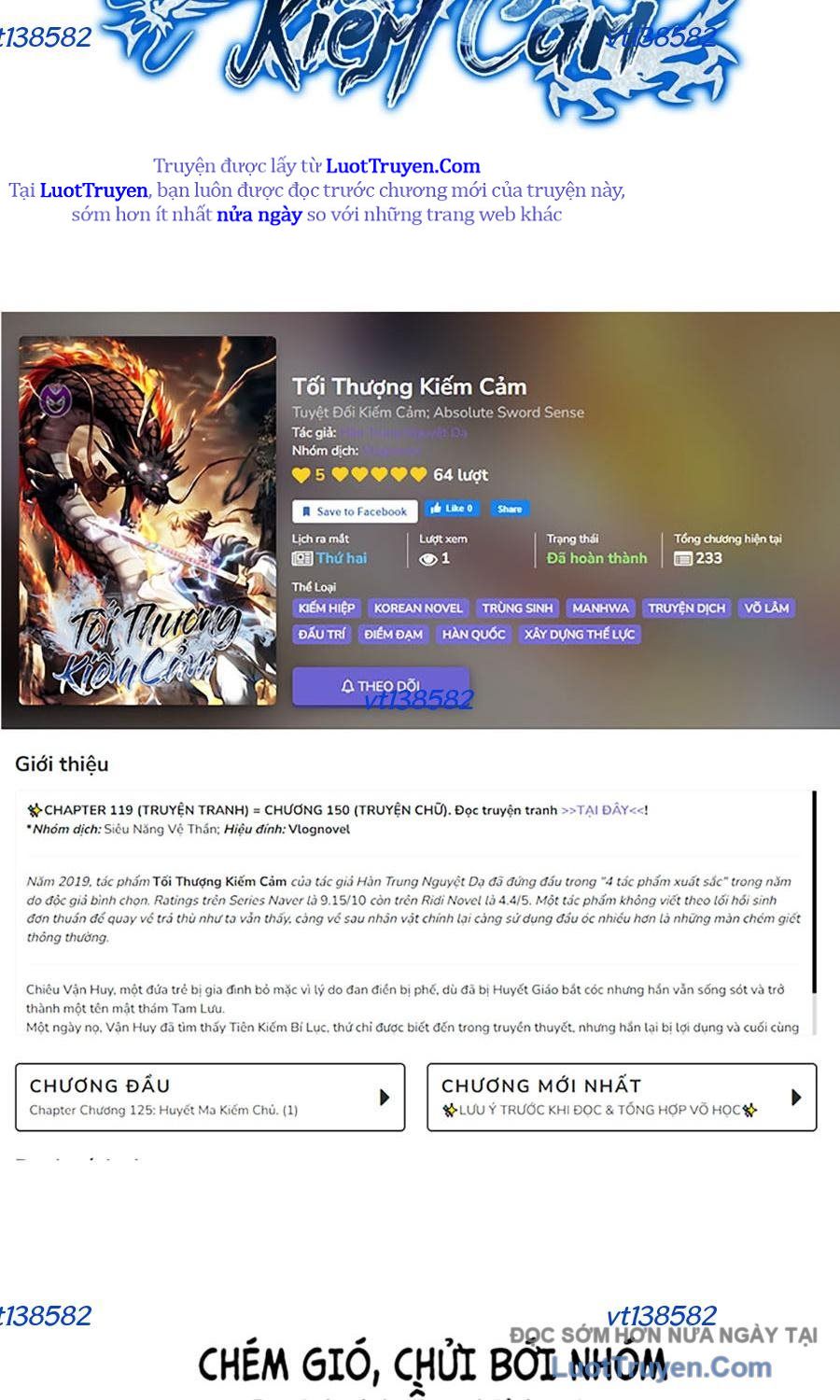 Cảm Kiếm Tuyệt Đối Chapter 156 - Trang 2