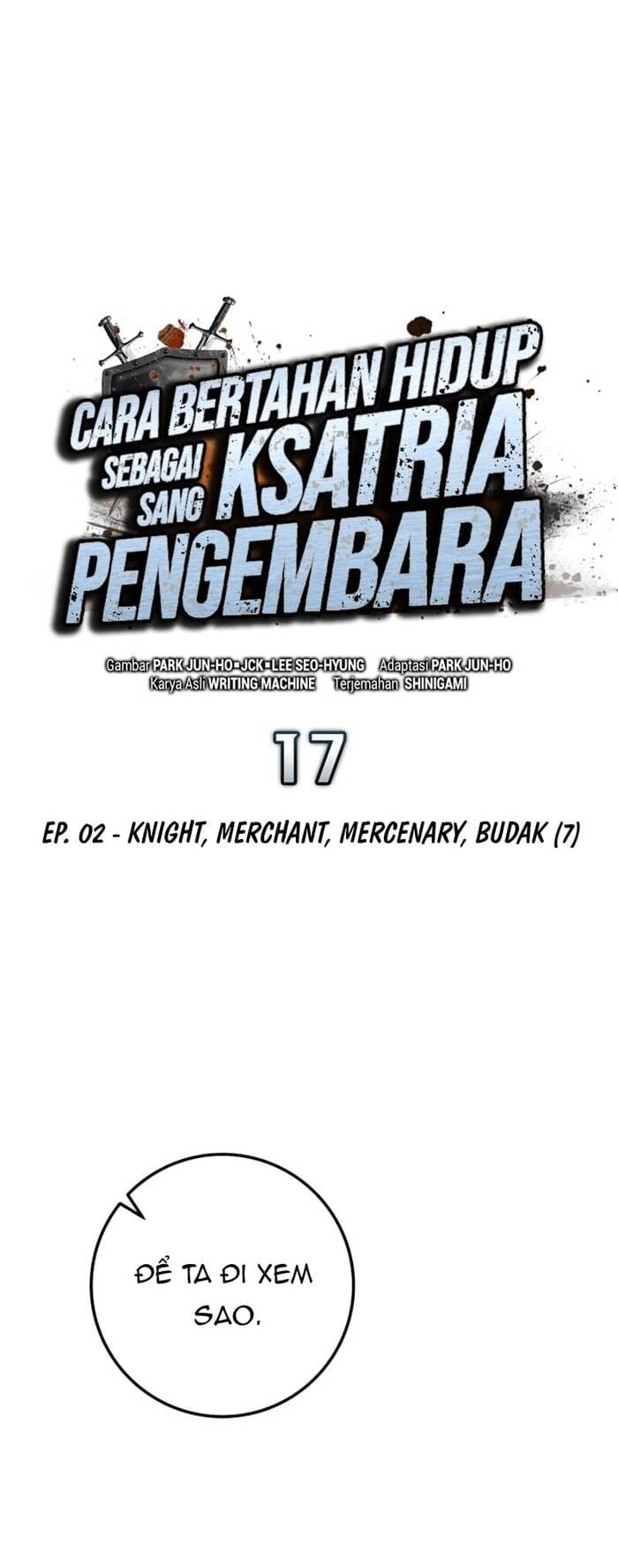 Cẩm Nang Sinh Tồn Của Kỵ Sĩ Lang Thang Chapter 17 - Trang 2