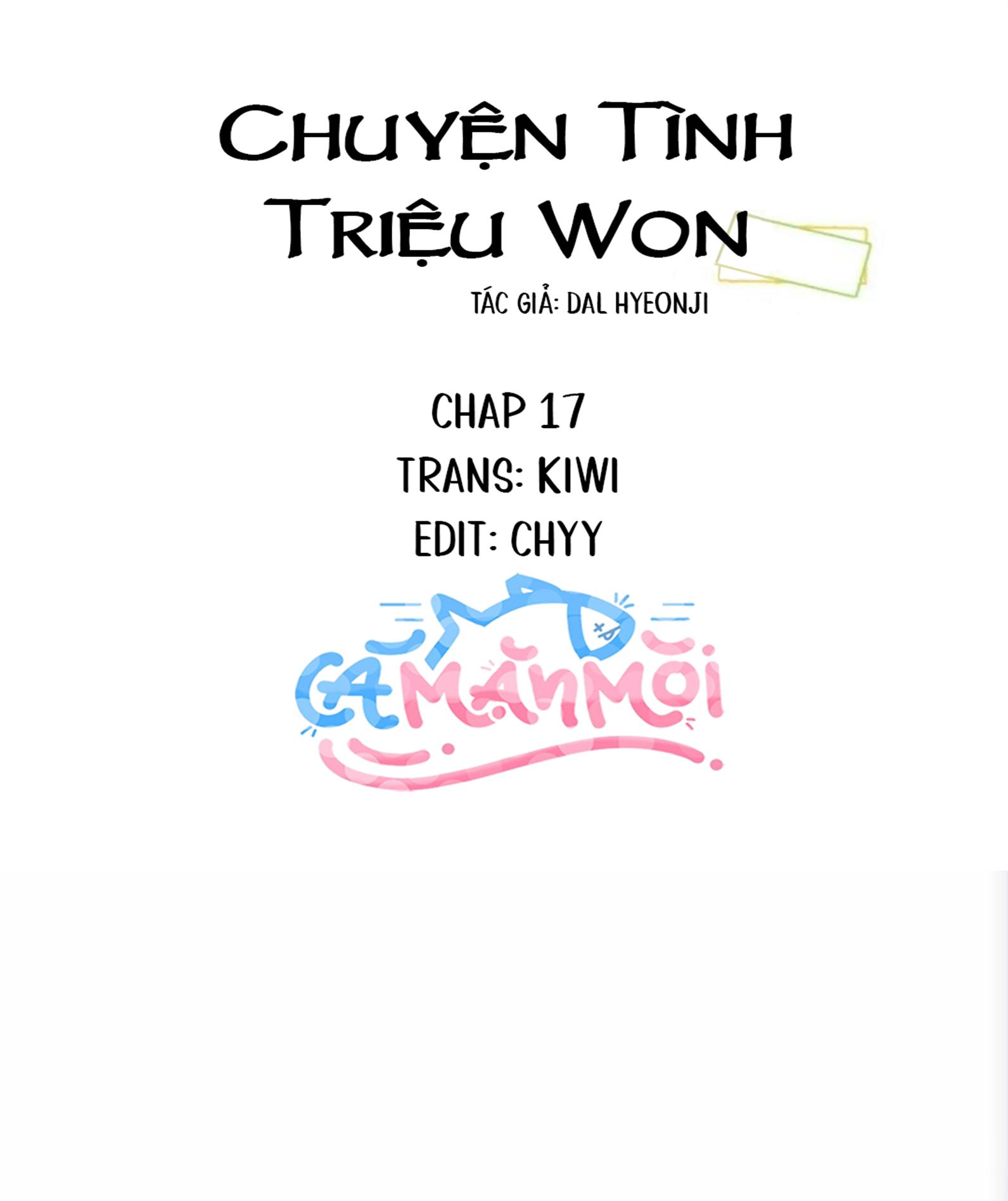 Chuyện tình triệu won Chapter 17 - Trang 3