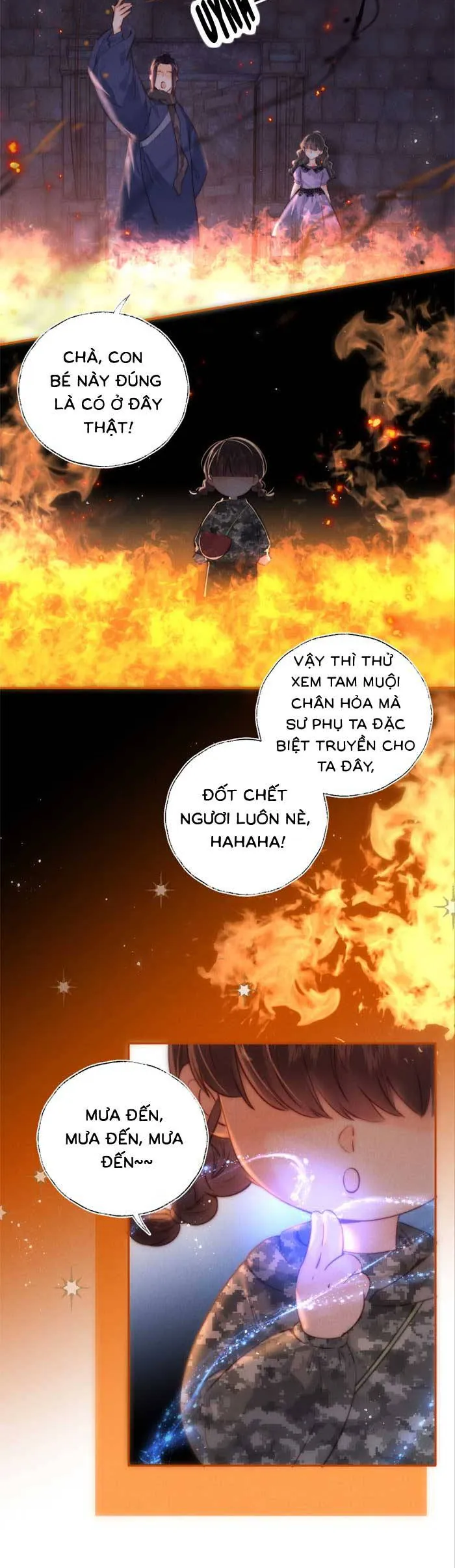 cô tổ mới ba tuổi rưỡi, ôm bình sữa xem bói được cả mạng yêu chiều Chap 42 12