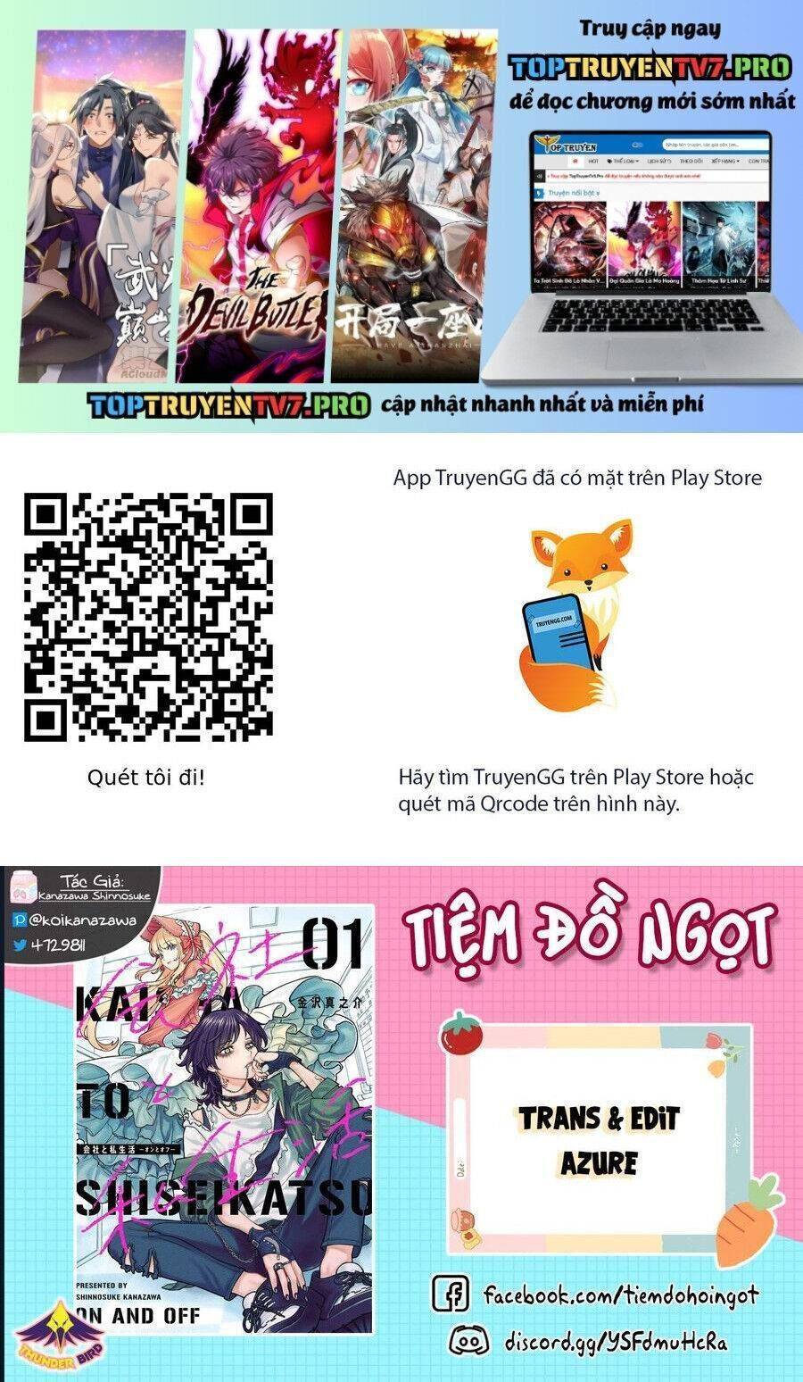 Công Sở Và Đời Tư: On Và Off Chapter 20.3 - Trang 2