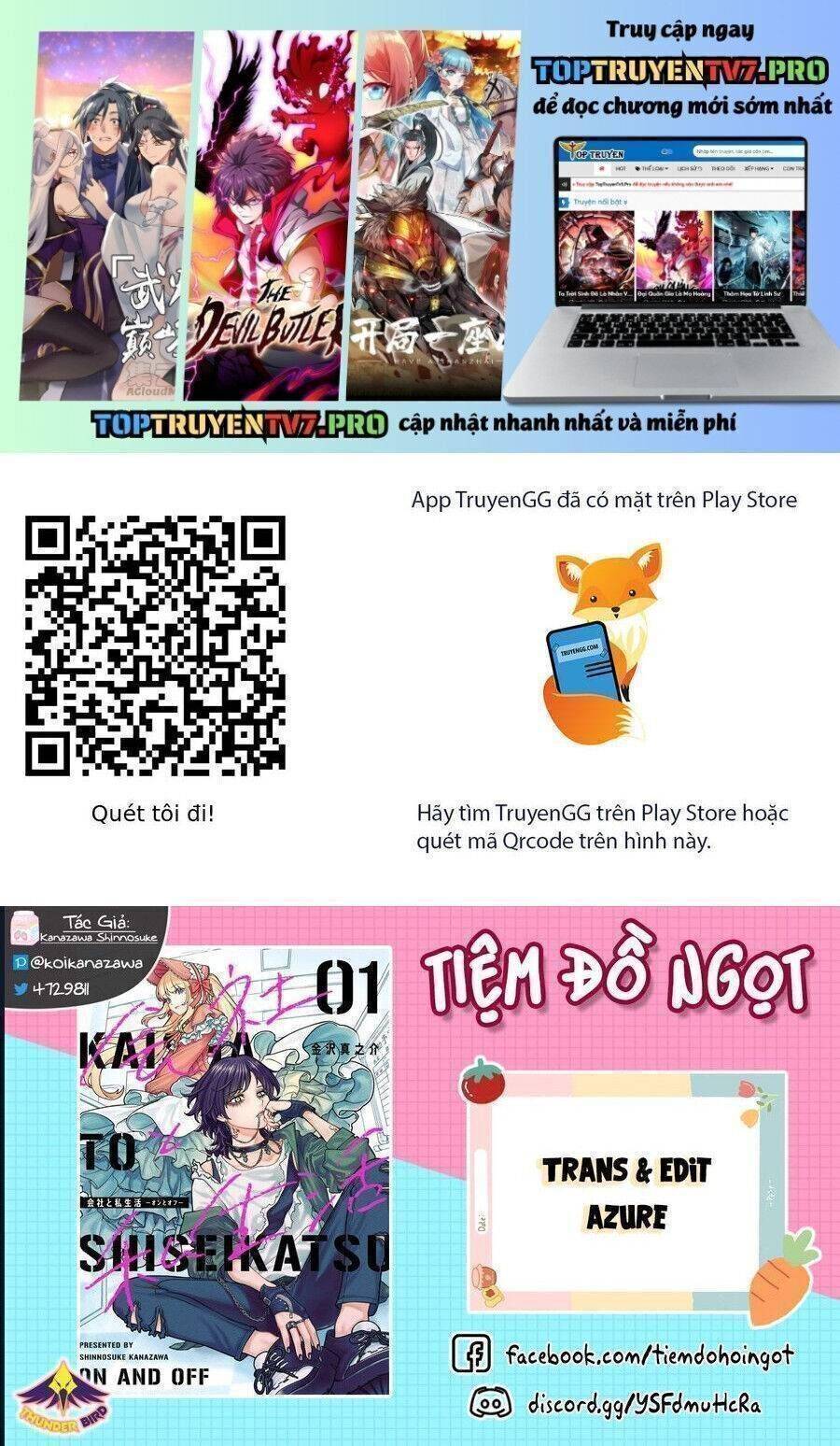 Công Sở Và Đời Tư: On Và Off Chapter 20.7 - Trang 2
