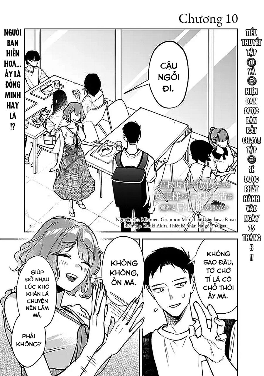 Cuộc Sống Chung Với Nữ Hoàng Từng Kiêu Ngạo Hồi Cấp Ba, Không Ngờ Lại Khá Dễ Chịu. Chapter 10 - Trang 2