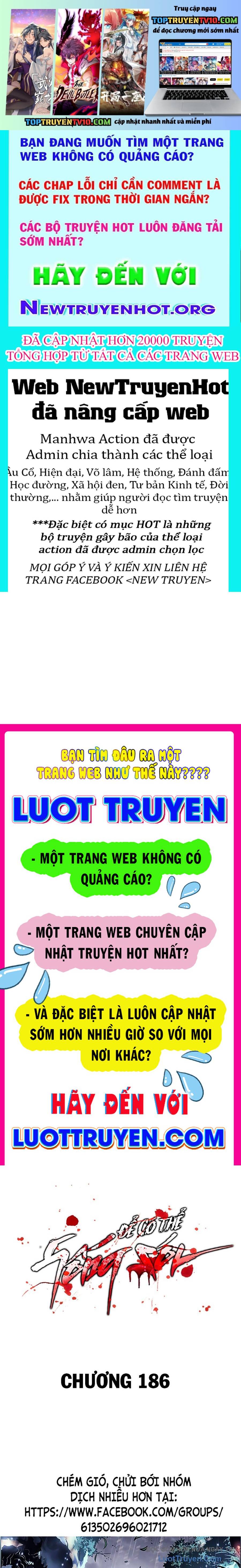 Để Có Thể Sống Sót Chapter 186 - Next 