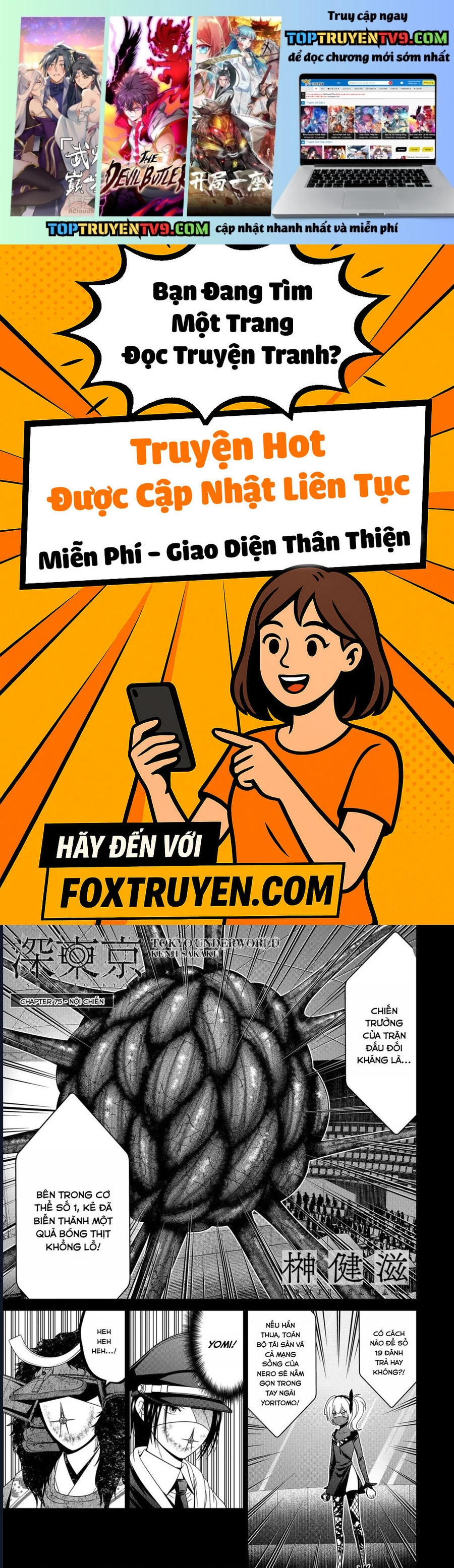 Địa Phủ Tokyo Chapter 75 - Trang 2