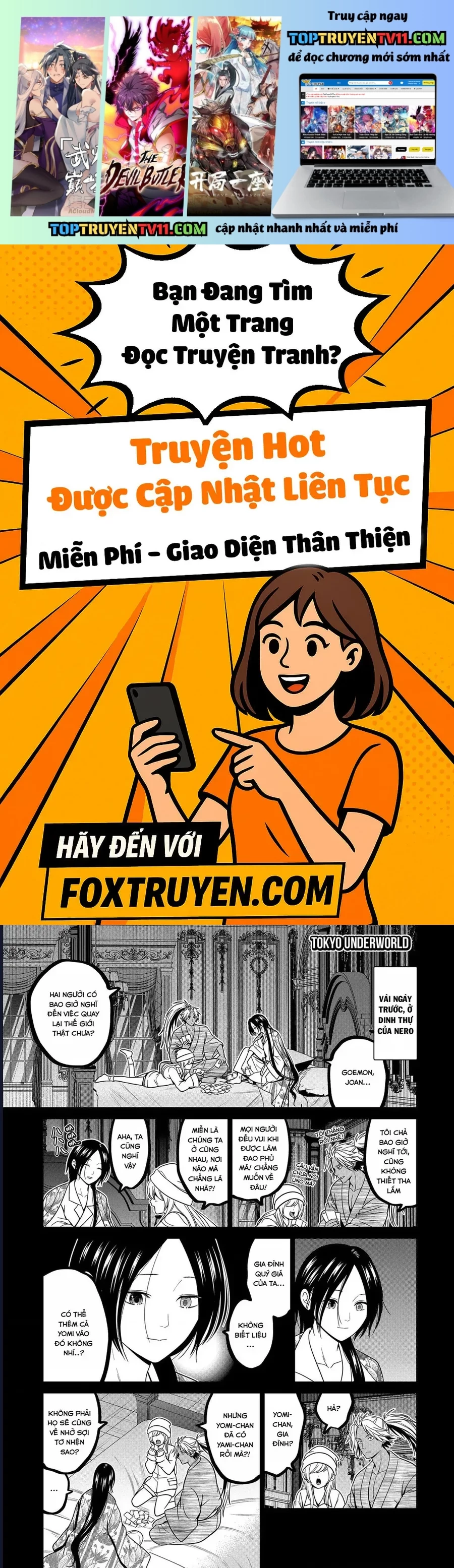 Địa Phủ Tokyo Chapter 87 - Trang 2