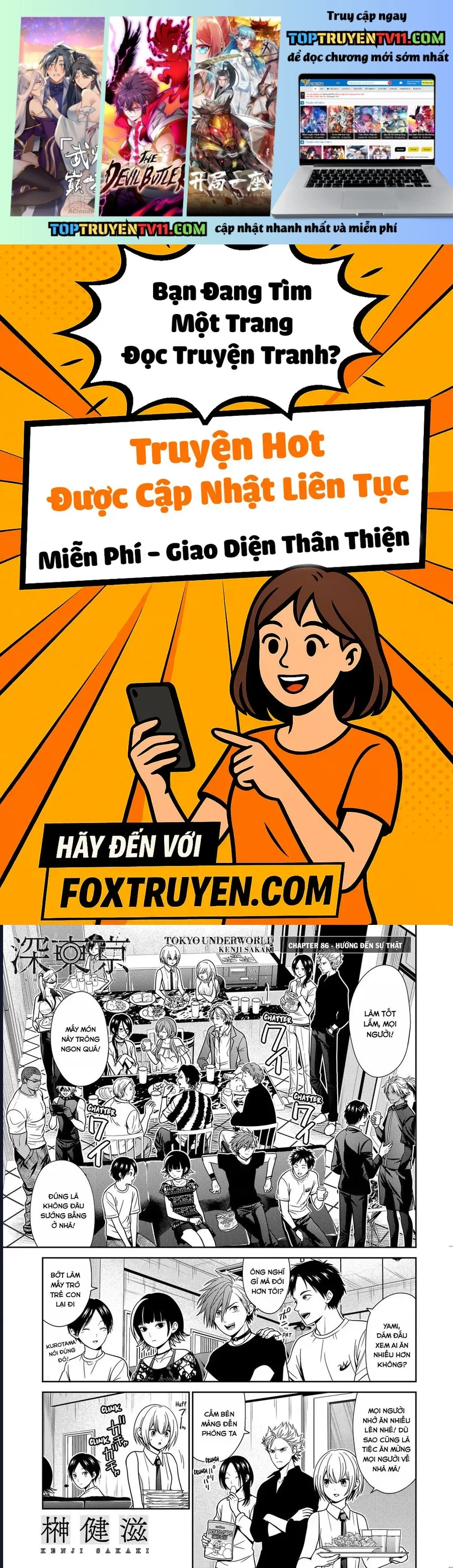 Địa Phủ Tokyo Chapter 89 - Trang 2