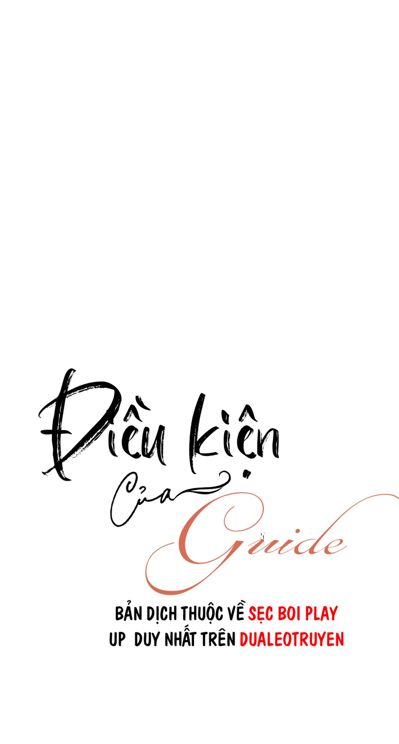 ĐIỀU KIỆN CỦA GUIDE Chapter 62 - Trang 3