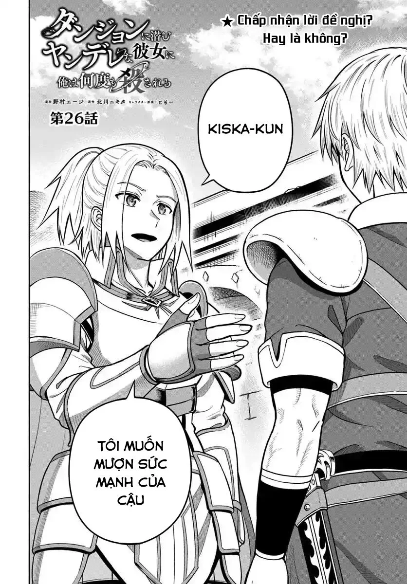 Dungeon Ni Hisomu Yandere Na Kanojo Ni Ore Wa Nando Mo Korosareru Chapter 26 - Trang 3