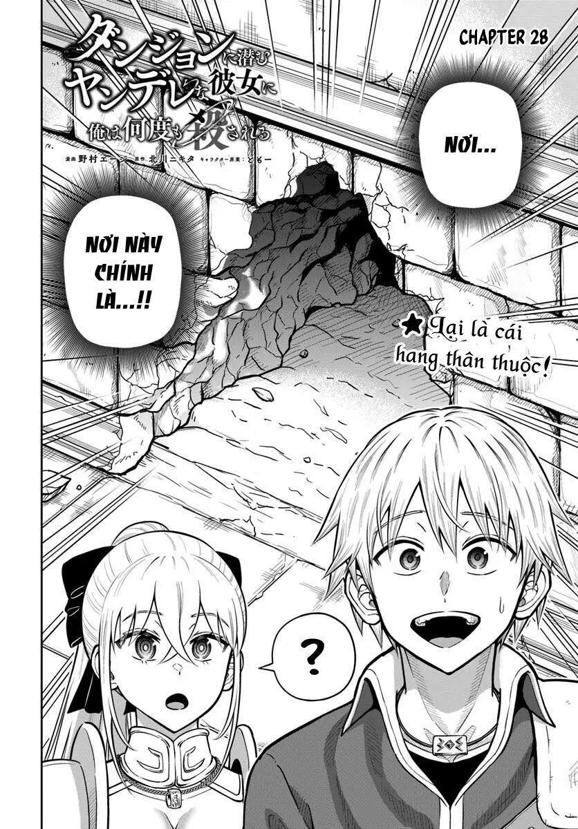 Dungeon Ni Hisomu Yandere Na Kanojo Ni Ore Wa Nando Mo Korosareru Chapter 28 - Trang 2