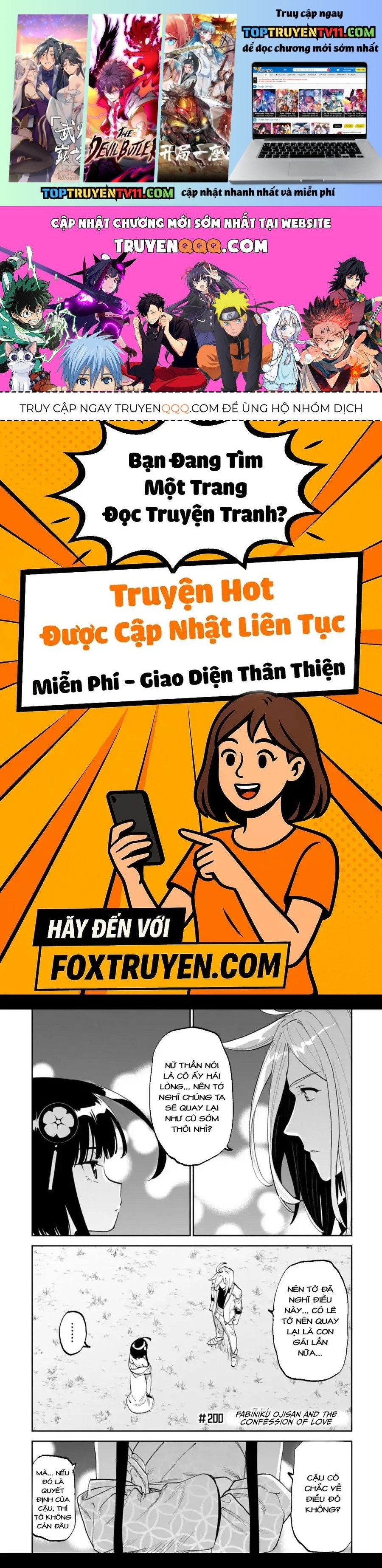 Fantasy Bishoujo Juniku Ojisan To Chapter 200 - Trang 2