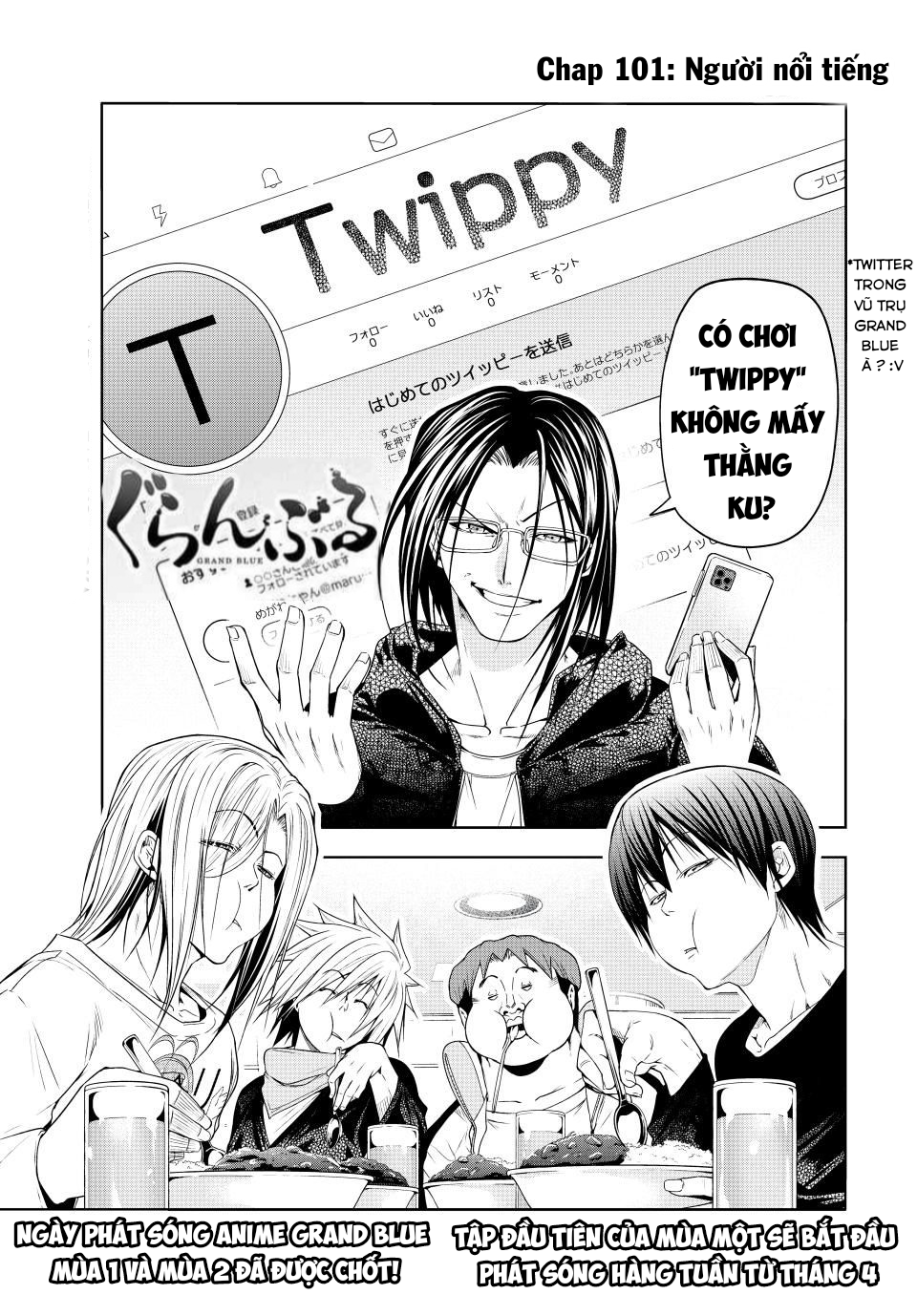 Grand Blue – Cô Gái Thích Lặn Chapter 101 - Trang 2