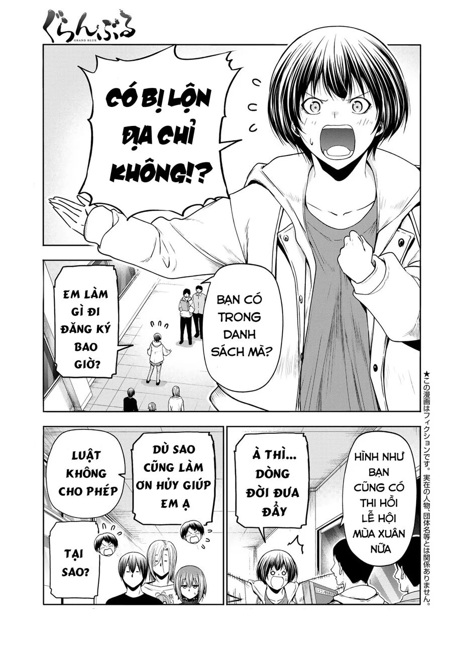 Grand Blue – Cô Gái Thích Lặn Chapter 93 - Trang 2