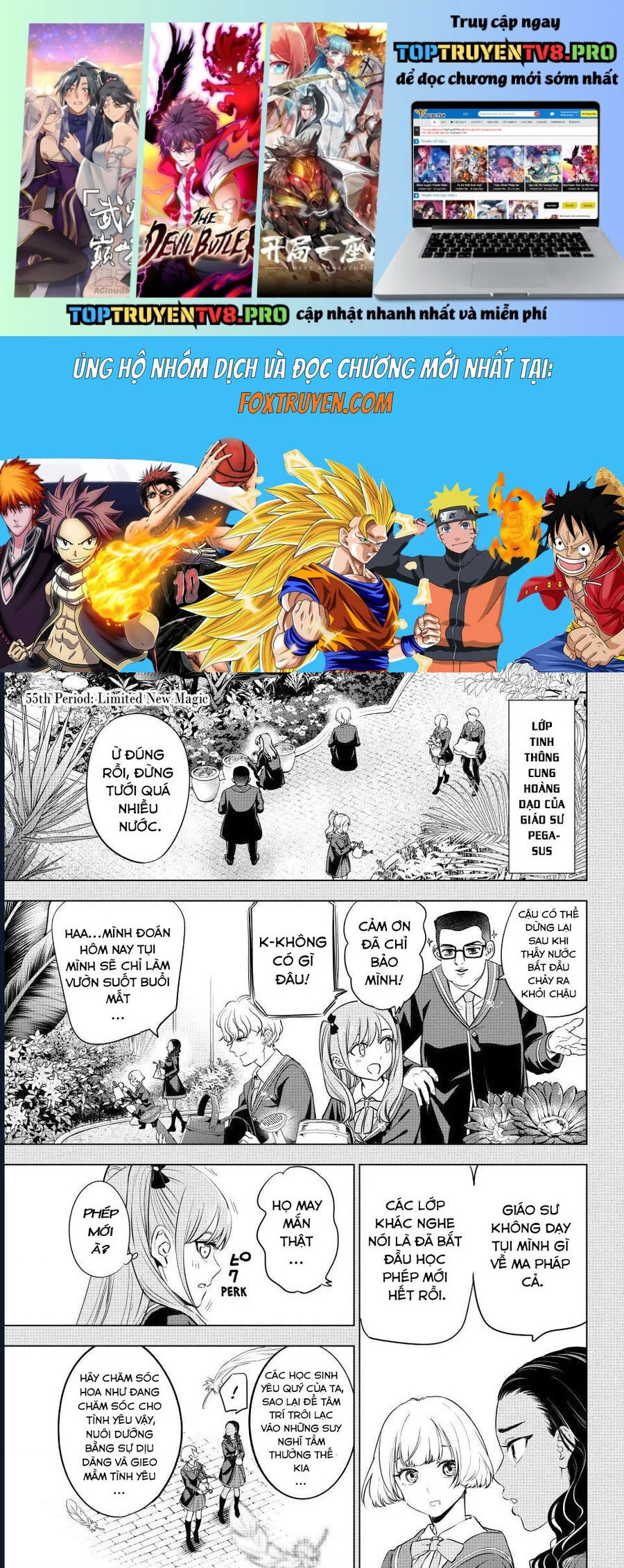 Hắc Miêu Và Lớp Học Phù Thủy Chapter 55 1
