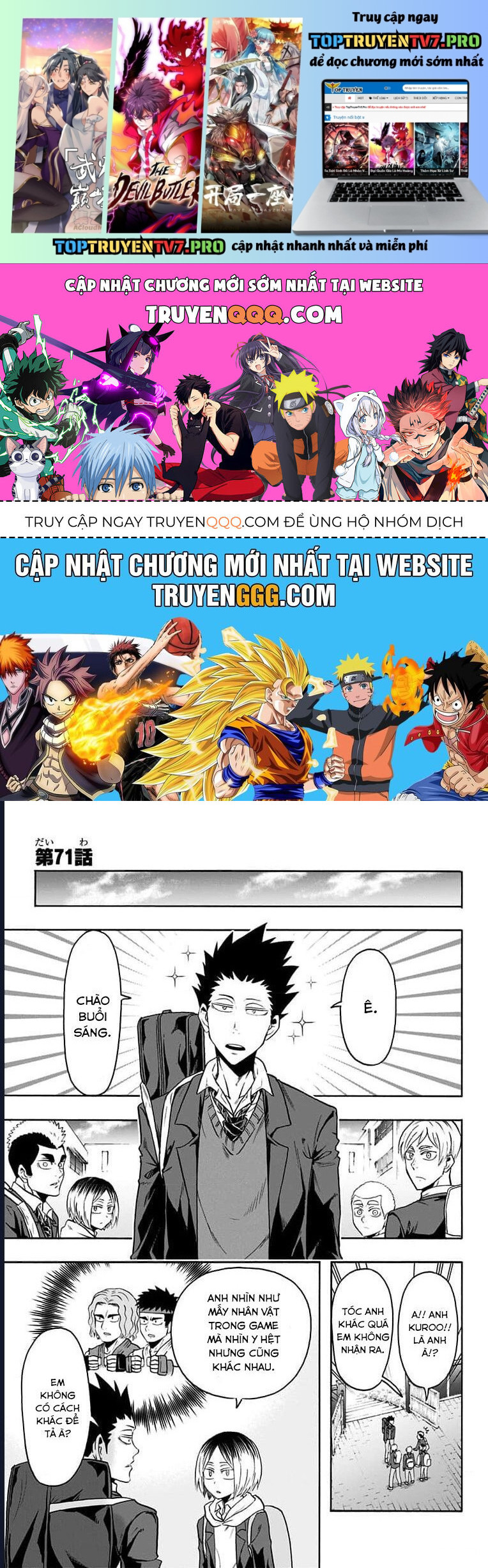 Haikyuu-Bu Chapter 71 - Trang 2