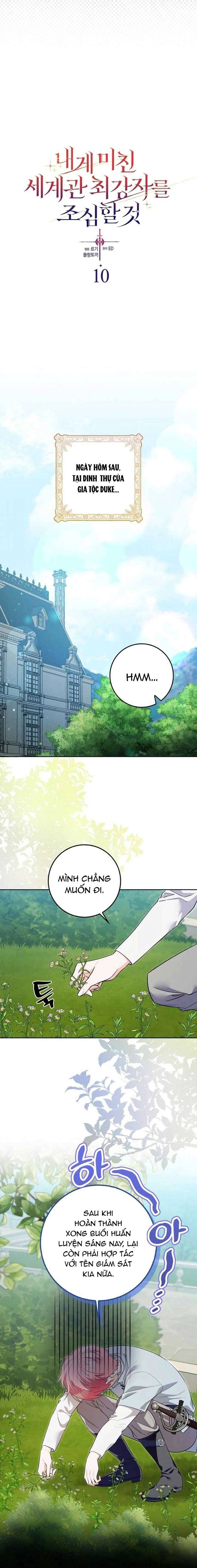 Hãy Cẩn Thận Với Người Đàn Ông Mạnh Nhất Đang Mê Muội Tôi Chapter 10 3