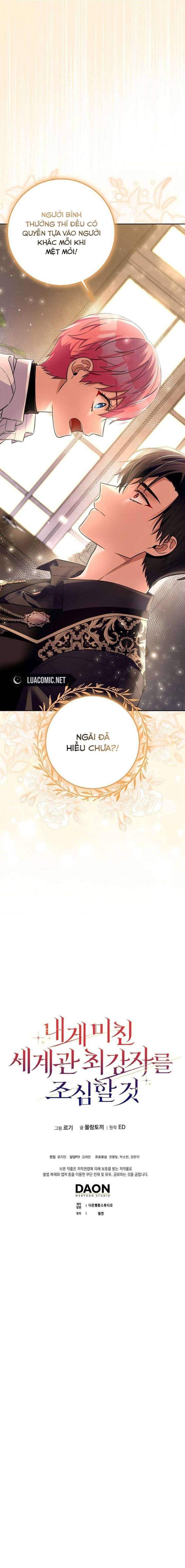 Hãy Cẩn Thận Với Người Đàn Ông Mạnh Nhất Đang Mê Muội Tôi Chapter 7 22