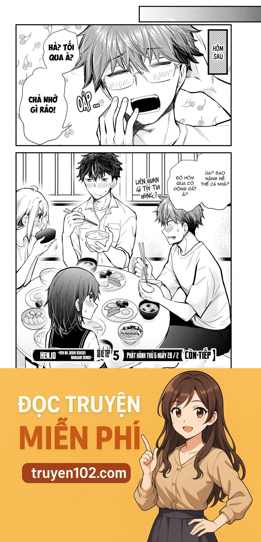 Henjo – Hen na Joshi Kousei Amaguri Chiko Chapter 130 - Next 