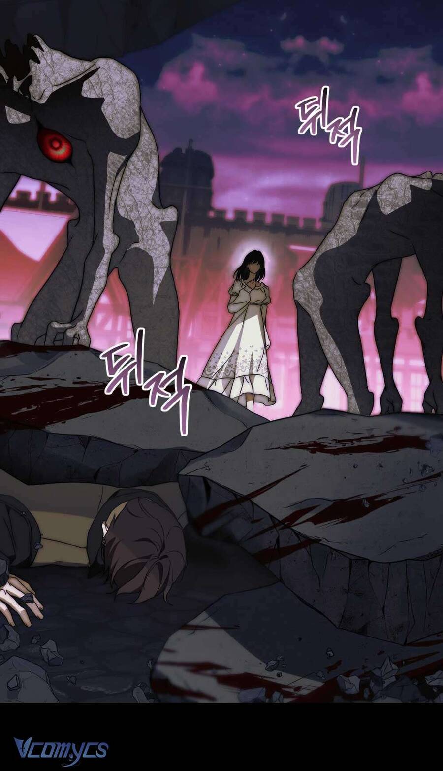 Hiệp Sĩ Thánh Và Cô Nàng Quái Vật Chap 34 48