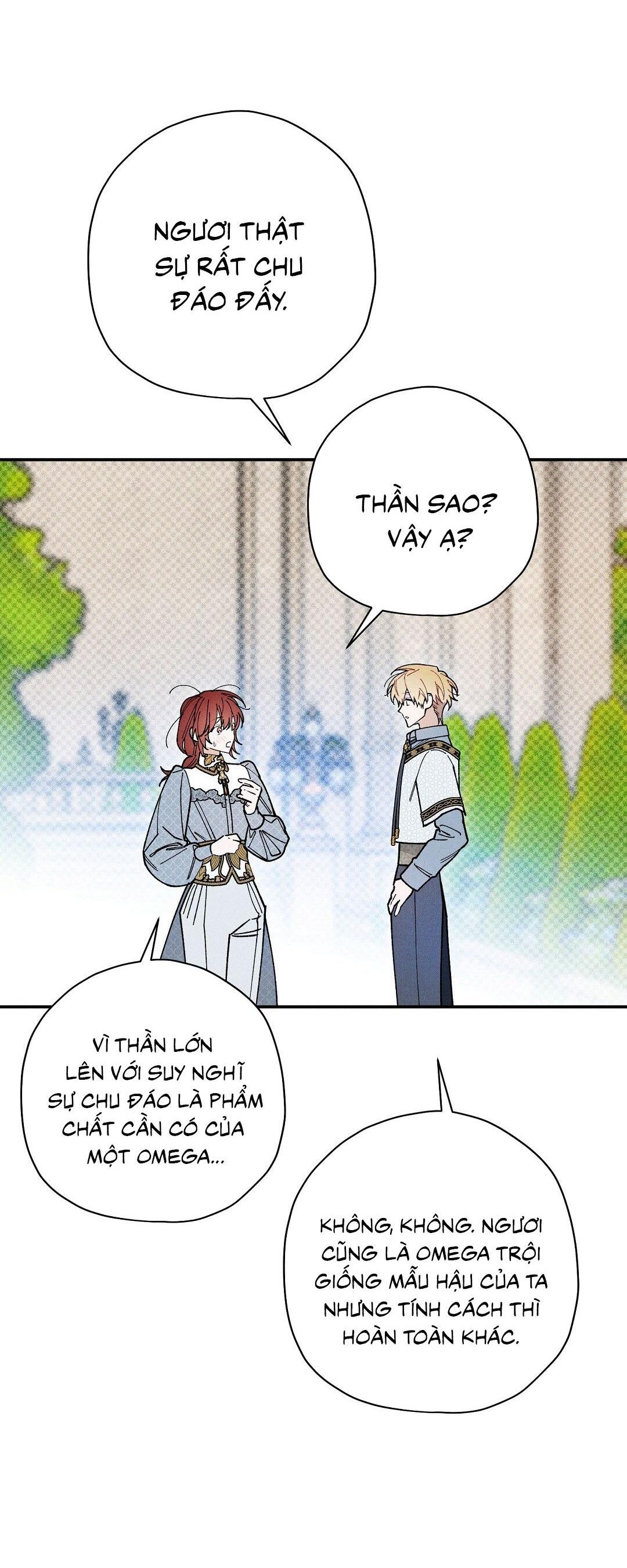 HOÀNG TỬ HƯ HỎNG CHE GIẤU MÌNH LÀ OMEGA Chapter 73 - Trang 2