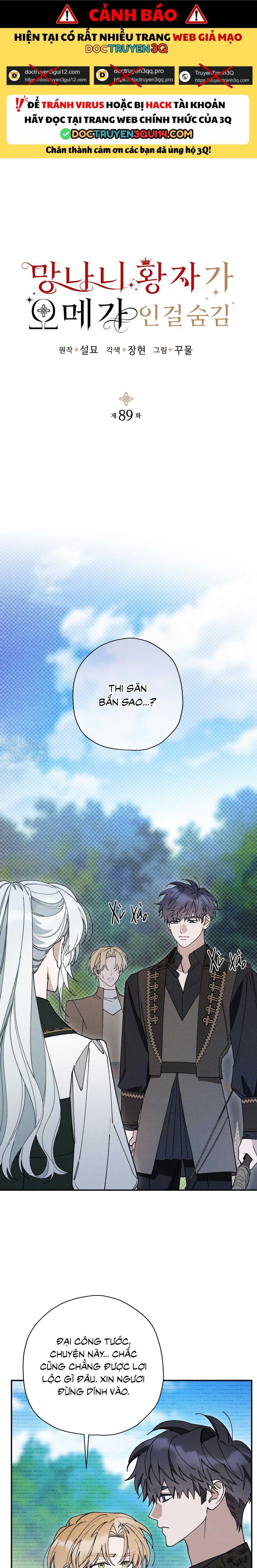HOÀNG TỬ HƯ HỎNG CHE GIẤU MÌNH LÀ OMEGA Chapter 89 - Trang 3