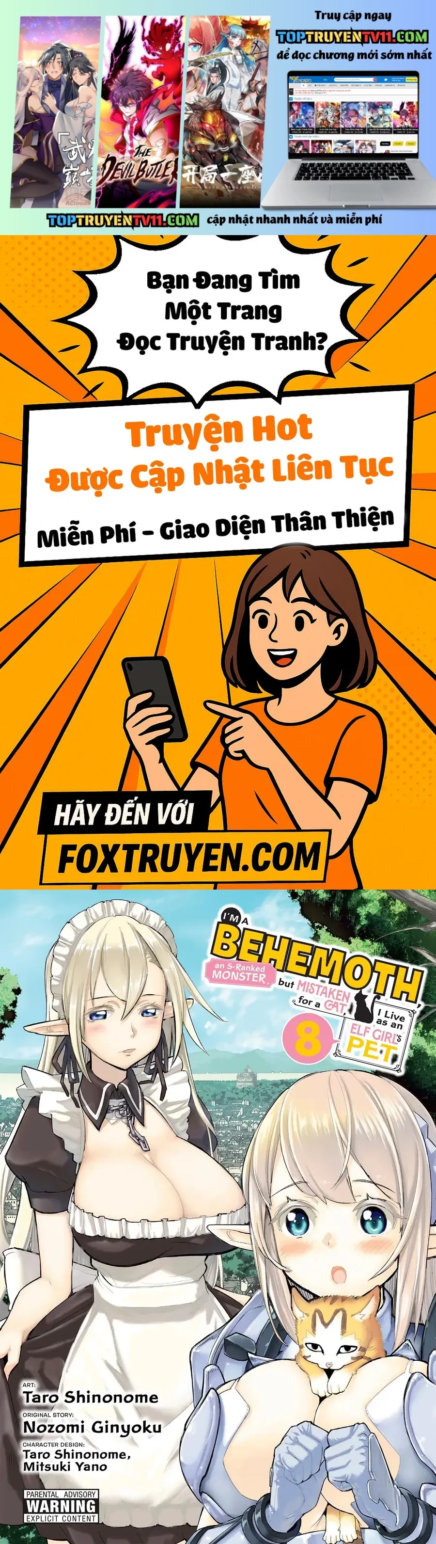 I Am Behemoth Of The S Rank Monster But I Am Mistaken As A Cat And I Live As A Pet Of Elf Girl Chapter 43 - Trang 2