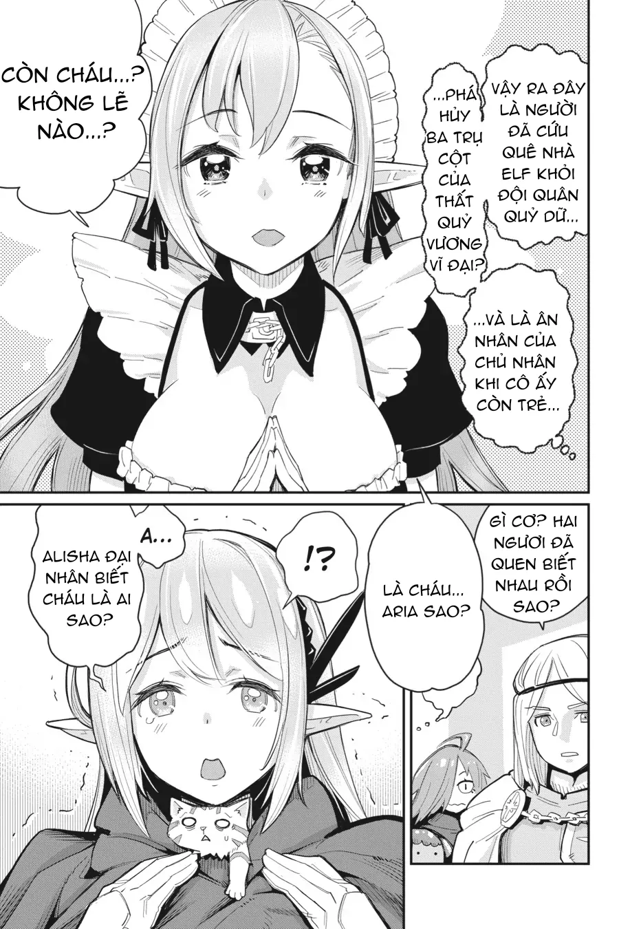 I Am Behemoth Of The S Rank Monster But I Am Mistaken As A Cat And I Live As A Pet Of Elf Girl Chapter 45 - Trang 2