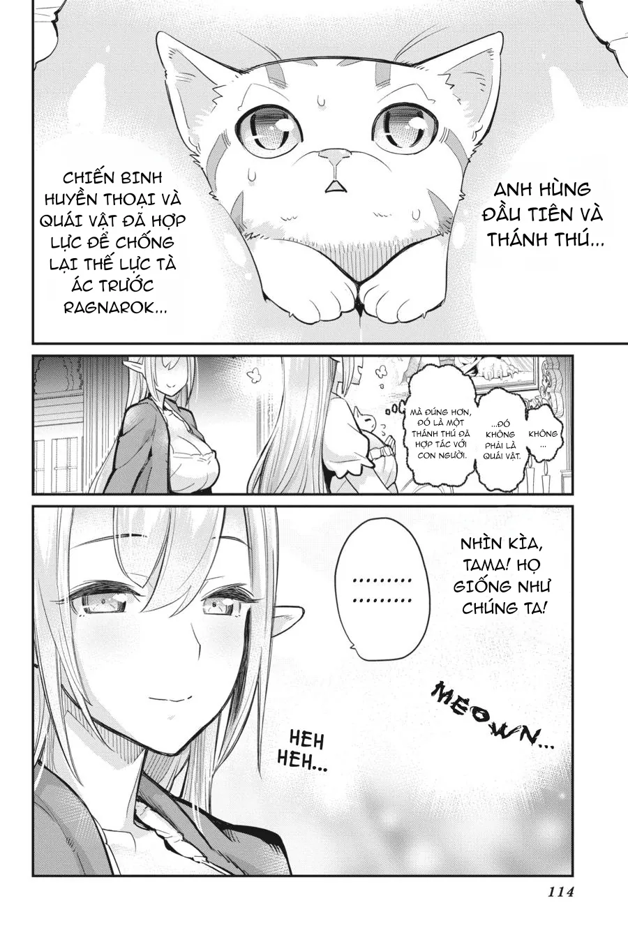 I Am Behemoth Of The S Rank Monster But I Am Mistaken As A Cat And I Live As A Pet Of Elf Girl Chapter 47 - Trang 2