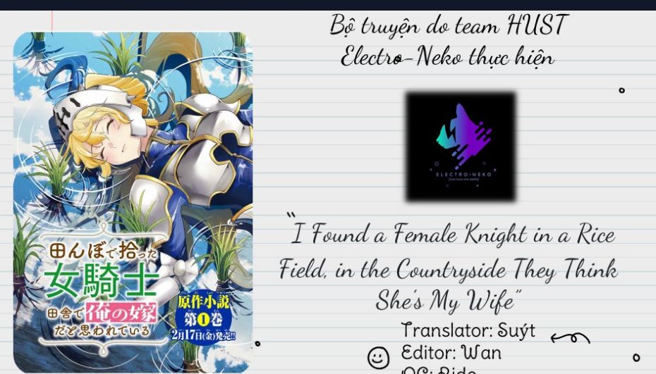 I Found A Female Knight In A Rice Field, In The Countryside They Think She’S My Wife Chapter 33 - Trang 4