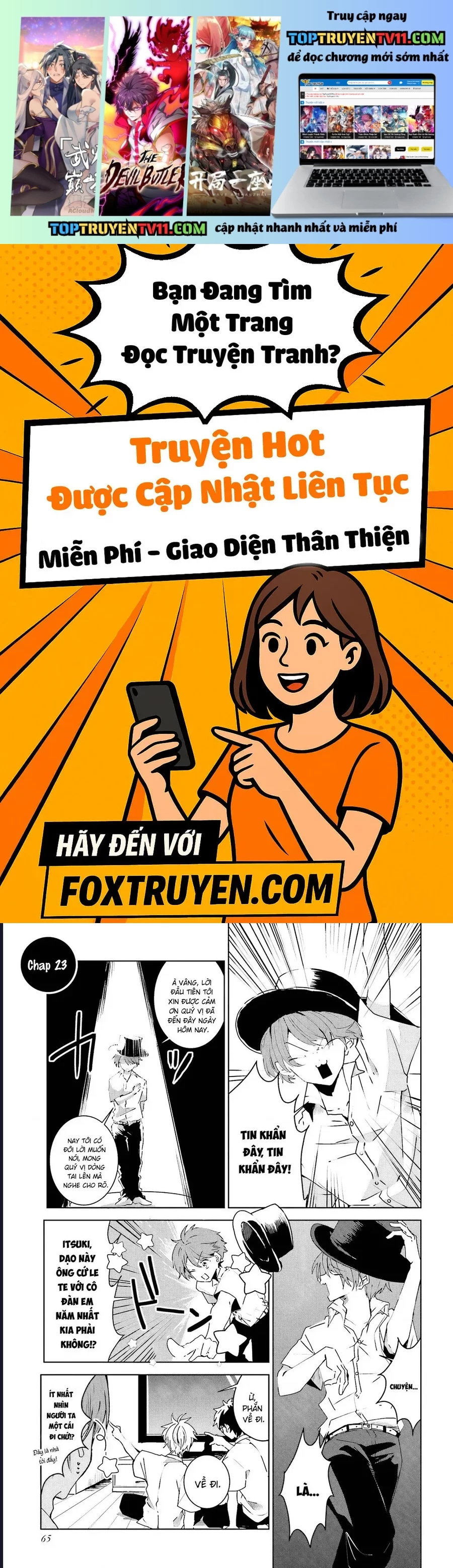 Iincho to Furyou-kun Chapter 23 - Trang 2